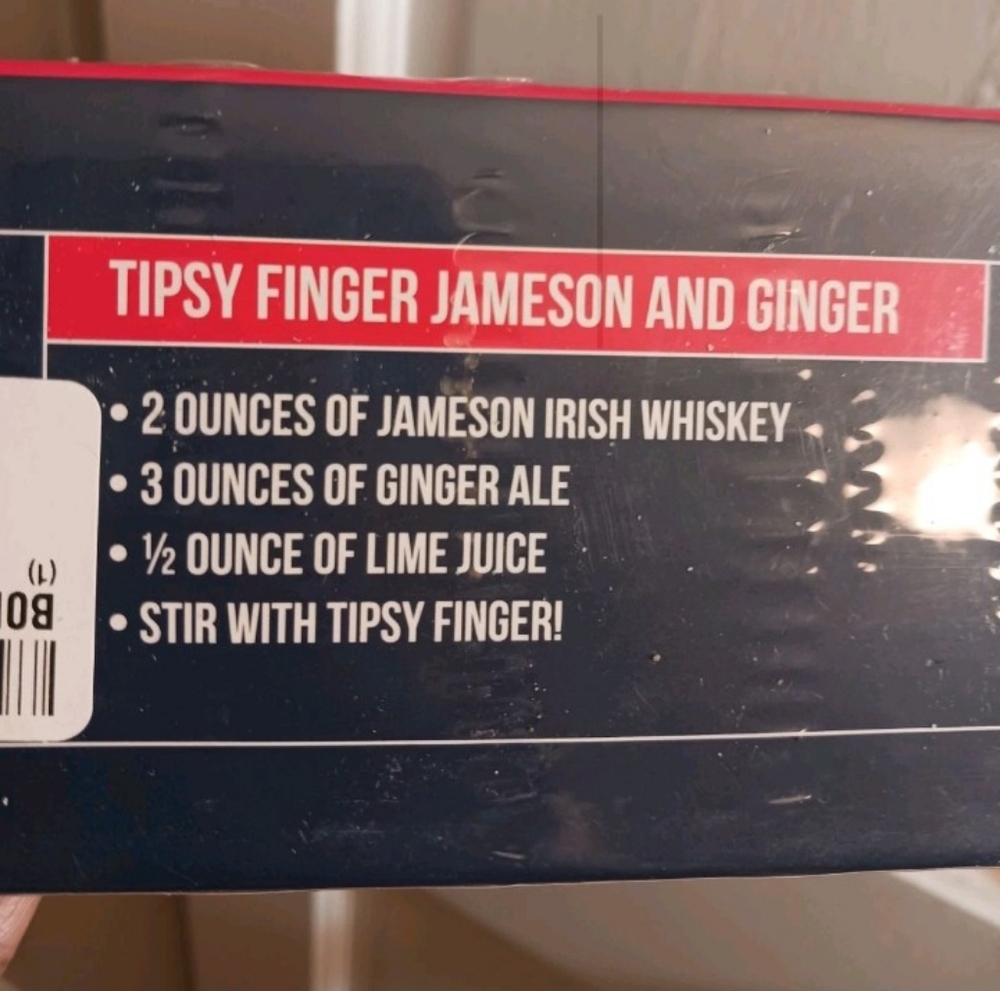Tipsy Finger Cocktail Stirrer By National Finger Company, Stainless Steel 14in - Picture 5 of 7